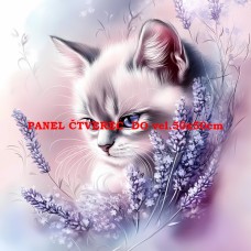 BAVLNĚNÝ PANEL  10x10 cm   LEF584