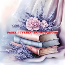 BAVLNĚNÝ PANEL  10x10 cm   LEF589