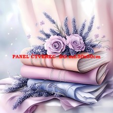 BAVLNĚNÝ PANEL  10x10 cm   LEF590