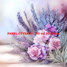 BAVLNĚNÝ PANEL  10x10 cm   LEF587