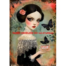 BAVLNĚNÝ PANEL 7x10 cm  hol120