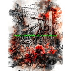 bavlněný panel 19x25 cm  flp735