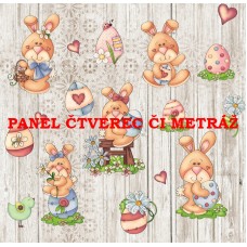 Látkový panel  či metráž kolekce MD MALOVANÉ 142-547