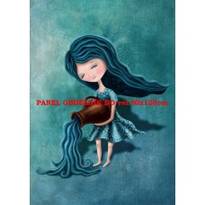 Látkový panel  kolekce ZNAMENÍ - VODNÁŘ  196-103