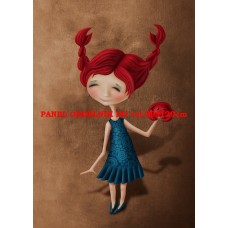 Látkový panel  kolekce ZNAMENÍ - RAK  196-105