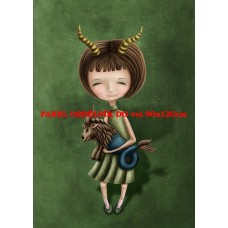 Látkový panel  kolekce ZNAMENÍ - KOZOROH  196-106