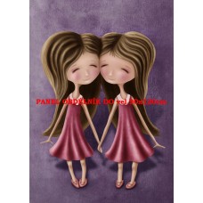 Látkový panel  kolekce ZNAMENÍ - BLÍŽENCI  196-107