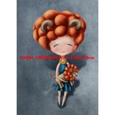 Látkový panel  kolekce ZNAMENÍ - LEV  196-108