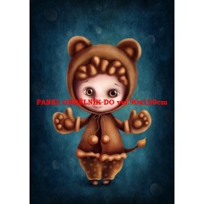 Látkový panel  kolekce ZNAMENÍ - LEV  196-132