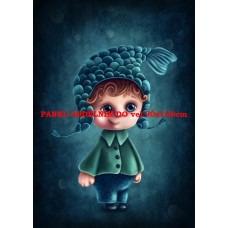 Látkový panel  kolekce ZNAMENÍ - RYBY  196-134