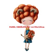 Látkový panel  kolekce ZNAMENÍ - LEV  196-144