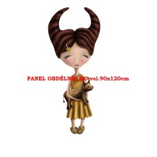 Látkový panel  kolekce ZNAMENÍ - BÝK  196-149