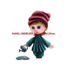 Látkový panel  kolekce ZNAMENÍ - VODNÁŘ  196-151