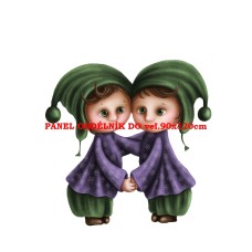 Látkový panel  kolekce ZNAMENÍ - BLÍŽENCI  196-155