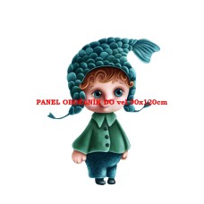 Látkový panel  kolekce ZNAMENÍ - RYBY  196-158