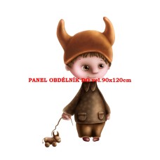 Látkový panel  kolekce ZNAMENÍ - BÝK  196-161