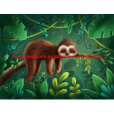 Látkový panel  kolekce POHÁDKOVÉ ELENKY - LENOCHOD  196-182