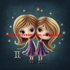 Látkový panel kolekce ZNAMENÍ - BLÍŽENCI 196-188