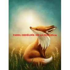 Látkový panel  kolekce POHÁDKOVÉ ELENKY - LIŠKA   196-210