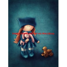 Látkový panel  kolekce POHÁDKOVÉ ELENKY   196-3