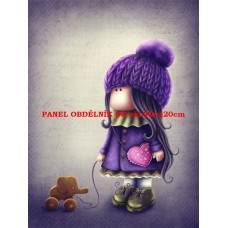 Látkový panel  kolekce POHÁDKOVÉ ELENKY   196-37