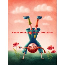 Látkový panel  kolekce POHÁDKOVÉ ELENKY  - PIPI  196-42