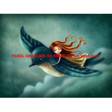 Látkový panel  kolekce POHÁDKOVÉ ELENKY - MALENKA    196-45