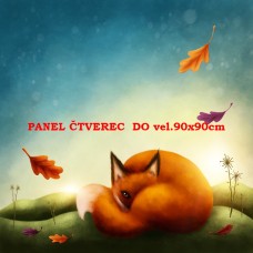 Látkový panel kolekce POHÁDKOVÉ ELENKY - LIŠKA 196-53