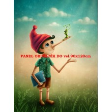 Látkový panel  kolekce POHÁDKOVÉ ELENKY  - PINOKIO  196-71