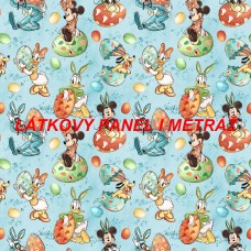 Látkový panel  či metráž kolekce POHÁDKOVÁ VELIKONOČNÍ 285-101