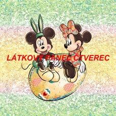 Látkový panel - kolekce POHÁDKOVÁ VELIKONOČNÍ 285-87