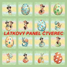 Látkový panel sada /i na pexeso/- kolekce POHÁDKOVÁ VELIKONOČNÍ 285-90