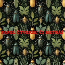 Látkový panel  či metráž BROUCI 312-460