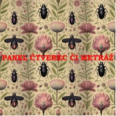 Látkový panel  či metráž BROUCI 312-465