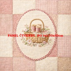 Látkový panel kolekce SEWING ROMANCE COLLECTION  313b-12