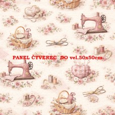 Látkový panel kolekce SEWING ROMANCE COLLECTION  313b-17