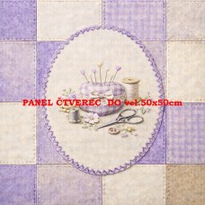 Látkový panel kolekce SEWING ROMANCE COLLECTION  313b-22