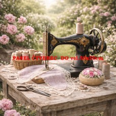 Látkový panel kolekce SEWING ROMANCE COLLECTION  313b-25