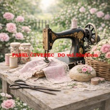 Látkový panel kolekce SEWING ROMANCE COLLECTION  313b-34