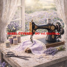 Látkový panel kolekce SEWING ROMANCE COLLECTION  313b-43