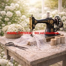 Látkový panel kolekce SEWING ROMANCE COLLECTION  313b-45