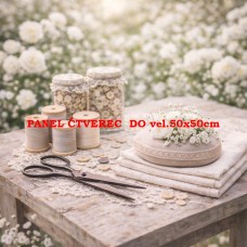 Látkový panel kolekce SEWING ROMANCE COLLECTION  313b-47