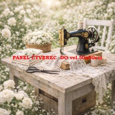 Látkový panel kolekce SEWING ROMANCE COLLECTION  313b-49