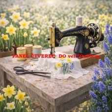 Látkový panel kolekce SEWING ROMANCE COLLECTION  313b-59