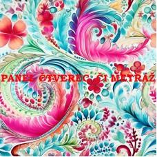 Látkový panel  či metráž kolekce PAISLEY  319-106