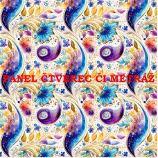 Látkový panel  či metráž kolekce PAISLEY  319-26