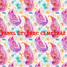 Látkový panel  či metráž kolekce PAISLEY  319-30