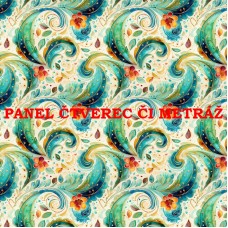 Látkový panel  či metráž kolekce PAISLEY  319-34