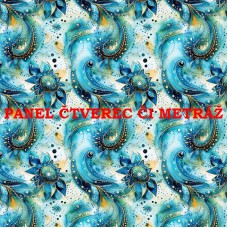Látkový panel  či metráž kolekce PAISLEY  319-37
