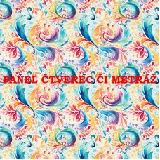 Látkový panel  či metráž kolekce PAISLEY  319-53